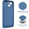thumbnail image 3 of Case for iPhone 13 Case with Ring Stand [360°Rotatable Ring Holder Magnetic Kickstand] [Support Car Mount] Slim Soft Rubber Shockproof Protective Phone Case Cover for Women Men, Denim Blue, 3 of 14