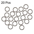 thumbnail image 2 of Fluorine Rubber O-Rings 20mm OD 16mm ID 2mm Width FKM Seal Gasket, Brown 20pcs, 2 of 3
