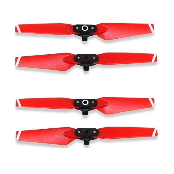4* Drone Propeller Fast Release Snap-on For DJI (SPARK 4730F Red White)