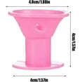 thumbnail image 4 of Rizadores de pelo sin calor, grandes, color rosa, juego de 10 unidades para peinar durante la noche y crear rizos sin calor al dormir., 4 of 5