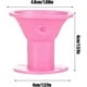 thumbnail image 4 of Rizadores de pelo sin calor, grandes, color rosa, juego de 10 unidades para peinar durante la noche y crear rizos sin calor al dormir., 4 of 5
