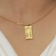 thumbnail image 3 of Collar de Tarot JeenMata Los Amantes Joyas con Colgante de Tarot Personalizadas Unisex Baño de Oro Amarillo, 3 of 5