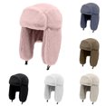 thumbnail image 4 of Lovskoo Women's Trapper Hat Warm Winter Hats Hat Ear Flaps Windproof Ear Protectors Caps Black, 4 of 4