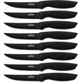 thumbnail image 1 of NutriChef Ensemble de Couteaux à Steak 8 Pcs - Lames en Acier Inoxydable Dentelées Premium, Antiadhésives et Résistantes à la Rouille, Design Ergonomique - Idéal pour la Maison, les Barbecues et les Restaurants - Noir, 1 of 7