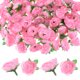 thumbnail image 1 of Uxcell 50 Paquete Cabezas de Rosas Artificiales 1.2'' Pequeñas Cabezas de Rosa de Seda Falsa para Decoraciones de Ramo de Boda Fiesta Rosa, 1 of 7