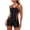 Orange, variant on Women's Athletic Swimsuit Crew Neck Print Patchwork One Piece Bathing Suit With Boyleg Shorts Slimming Swimwear (XL, White)