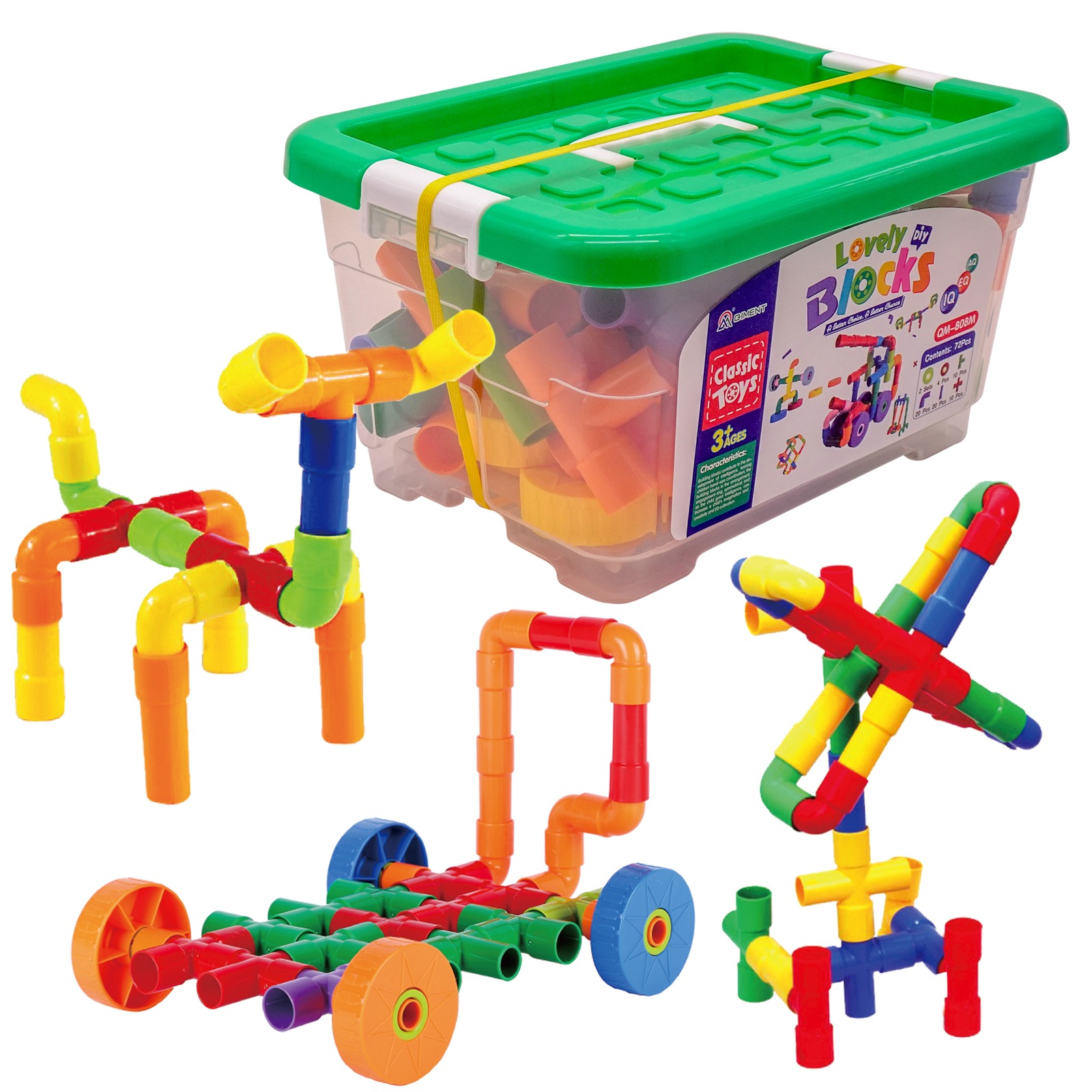tube building toys