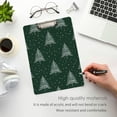 thumbnail image 3 of FORMRS Acrylic Clipboard with Low Profile Clip Standard A4 Letter Size, 12.5" x 9", New Year Tree Pattern, 3 of 8