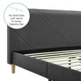 thumbnail image 5 of Modern Sleep Linville Upholstered Bed, King, Grey, 5 of 11
