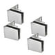 thumbnail image 1 of 4 Pack Glass Door Hinges Glass Cabinet Door Hinge Glass Wine Cabinet Hinge Glass Display Hinge-L, 1 of 5