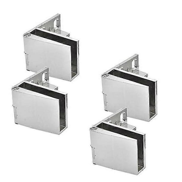 4 Pack Glass Door Hinges Glass Cabinet Door Hinge Glass Wine Cabinet Hinge Glass Display Hinge-L