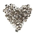 thumbnail image 2 of Rivet Craft Collection 100 PCS 9MM Brass Copper  Rivets Apparel Shoes Bag Accessories For Leather DecorationSilver, 2 of 8