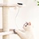 thumbnail image 3 of KAKOWELY 1 juego de pelota de peluche interactiva para gatos, juguete eléctrico interactivo para gatos, suministros para mascotas, 3 of 4