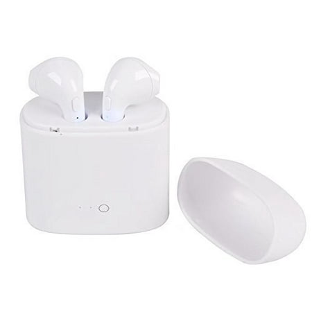 Bluetooth Earbuds, Weesound Bluetooth Headsets Stereo In-Ear Earpieces with 2 Wireless Built-in Mic Earphone and Charging Case for iPhone Samsung and Most (Best Bluetooth Under 50)