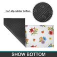 thumbnail image 6 of Pioneer Flower Floral Print Pattern Anti Fatigue Kitchen Rugs Set Of 2, Non Slip Washable Decorative Floor Mats for Kitchen Sink Laundry, 17"x30" and 17"x47", 6 of 6