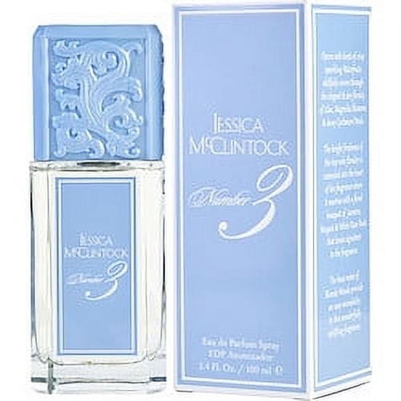 Jessica McClintock No. 3 Eau de Parfum Spray for Women, 3.4 Ounce
