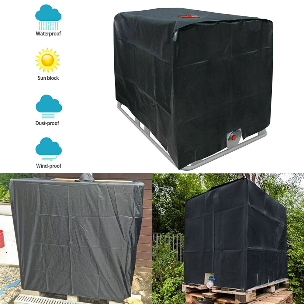 1000 Liters Cover Sun Protective Hood For Rain Water Tank IBC Container 