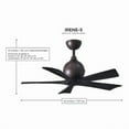 thumbnail image 2 of Matthews Fan Company Ir5-42 Irene-5 42" 5 Blade Indoor Ceiling Fan - Textured Bronze /, 2 of 7