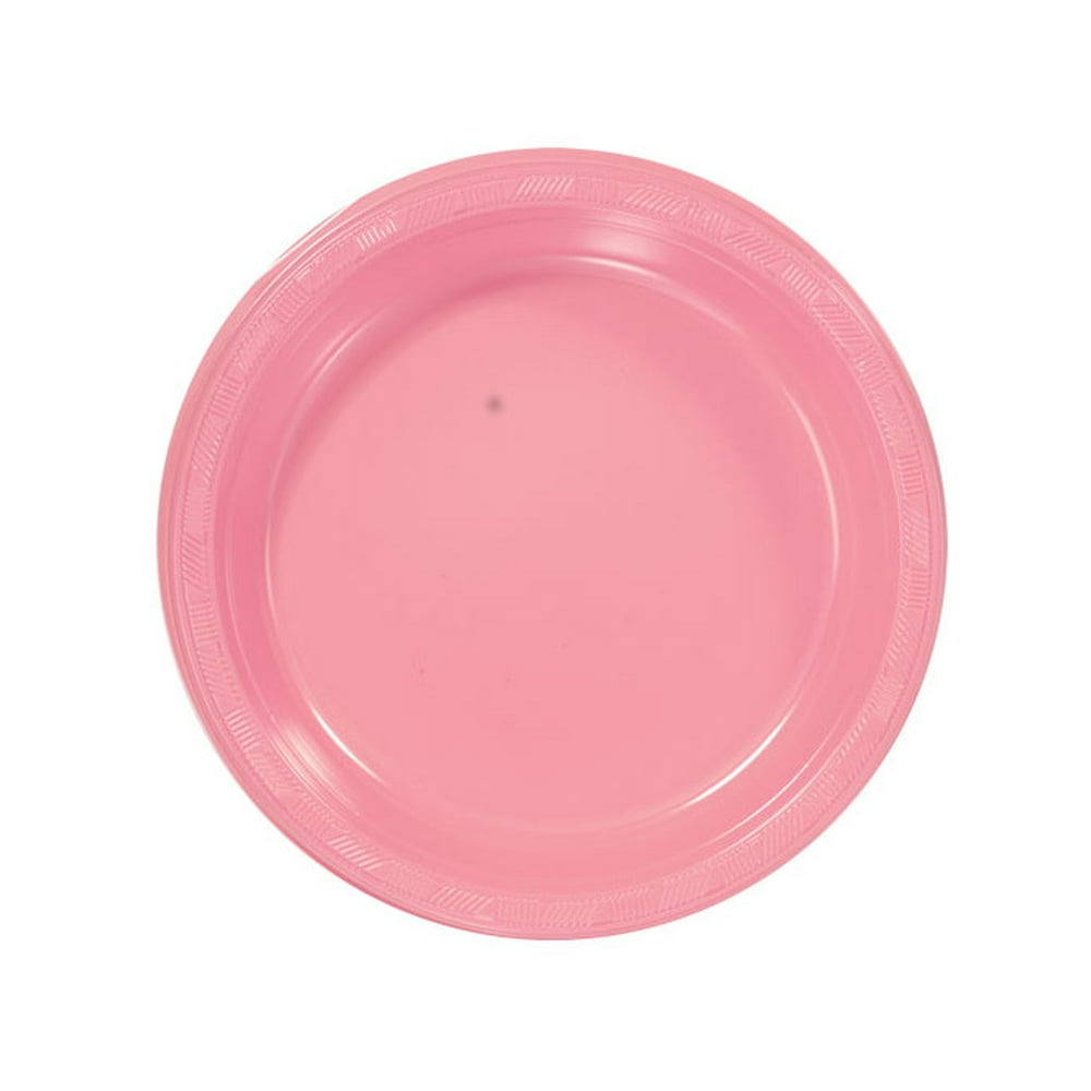 9" Pink Party Plastic Plates 50ct.