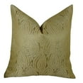 thumbnail image 1 of Plutus Leaf Pod Handmade Throw Pillow, (16" x 16"), 1 of 2