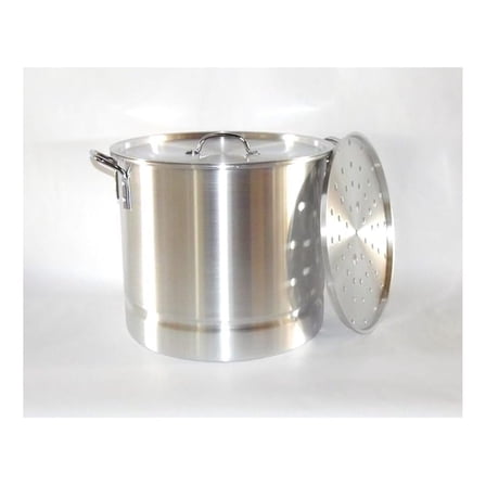 12 Qt Tamale Steamer Vaporera Stock Pot Premium Aluminum Tamalera 4 Gallons