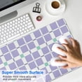 thumbnail image 4 of Stylish Pastel Checkered Desk Mat - Aesthetic Office Decor, Extra Large Mouse and Laptop Pad, Game Mat - Enhance Workspace Aesthetics, Size 31.5x11.8in., 4 of 7