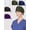 blackish green, variant on 3 Pack Scrub Caps for Women's Ponytail Surgical Scrub Cap Functional Ponytail Holder for Long Hair