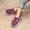 H-Dark Purple, variant on 2025 Women's Summer Fashion Mesh Women Shoes for Work Casual Breathable Casual Shoes Round Women Casual Shoes Slip on Head Non Slip one Womens office Shoes Casual Foot Stirrup Casual Sneakers