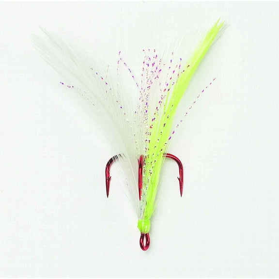 Mustad 102RWCH-6-2U UltraPoint Dressed Treble Hook Size 6 Needle