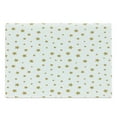 thumbnail image 1 of Star Cutting Board, Stars Pattern Illustration Creative Birthday Bachelorette Themed Print, Decorative Tempered Glass Cutting and Serving Board, Large Size, Yellow and White, by Ambesonne, 1 of 1