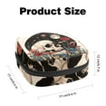 thumbnail image 2 of Sanitary Napkin Storage Bag for Girls Women, Portable First Period Pads Bag Tampons Holder Girls Travel Makeup Bag, Large Capacity Skeleton Mushroom Plants Flowers Moon and Stars Pattern, 2 of 6
