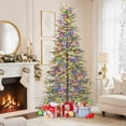 thumbnail image 4 of Costway 7.5 FT Pre-Lit Artificial Christmas Tree with 725 Branch Tips 500 Lights 8 Modes, 4 of 10
