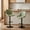 Green, variant on Roundhill Furniture Kovyn Contemporary Adjustable Barstool with Faux Leather Swivel Seats, Set of 2, Blue