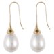 thumbnail image 1 of 1 par de pendientes colgantes de perlas, pendientes llamativos, pendientes colgantes para mujer, 1 of 5