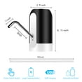 thumbnail image 4 of Water Bottle Pump Electric Water Dispenser USB Charging Automatic Drinking Water Pump for Universal 5 Gallon Bottle Home Kitchen Office Use, UPGRADE black, 4 of 8