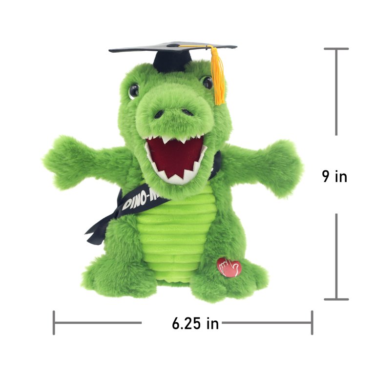 Cute Dragon Green Plush Toy Dinosaur Graduation Season Doll - Temu