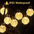 thumbnail image 6 of Solar Fairy Lights Outdoor Waterproof,50LED Solar Garden Lights,8 Mode 23Ft String Lights for Garden,Patio,Yard,Home,Christmas,Parties,Wedding(Warm White), 6 of 7