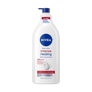 NIVEA Intense Healing Body Lotion for Very Dry and Itchy Skin, 72Hr Moisturizer, 20 fl oz