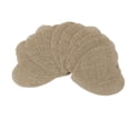 thumbnail image 3 of CRAFTHROU 10Ud Piezas De Hessian Burlap En Corazón Para Adornos De Bodas Y Hogar Natural, 3 of 5