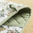 thumbnail image 3 of No. 918 Ida Quilted Floral Print Double Oven Mitt, Sage Green, 3 of 6