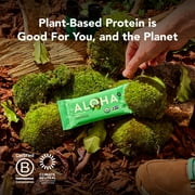 ALOHA Organic Chocolate Chip Cookie Dough, Protein Bars - 12 Pack