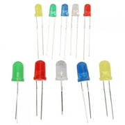 LED Light Emitting Diodes Assortment Kit 300PCS 3mm 5mm Yellow/Green/Blue/Red/White, Electronic Component for Science Experiment, Circuit, Christmas Lights etc
