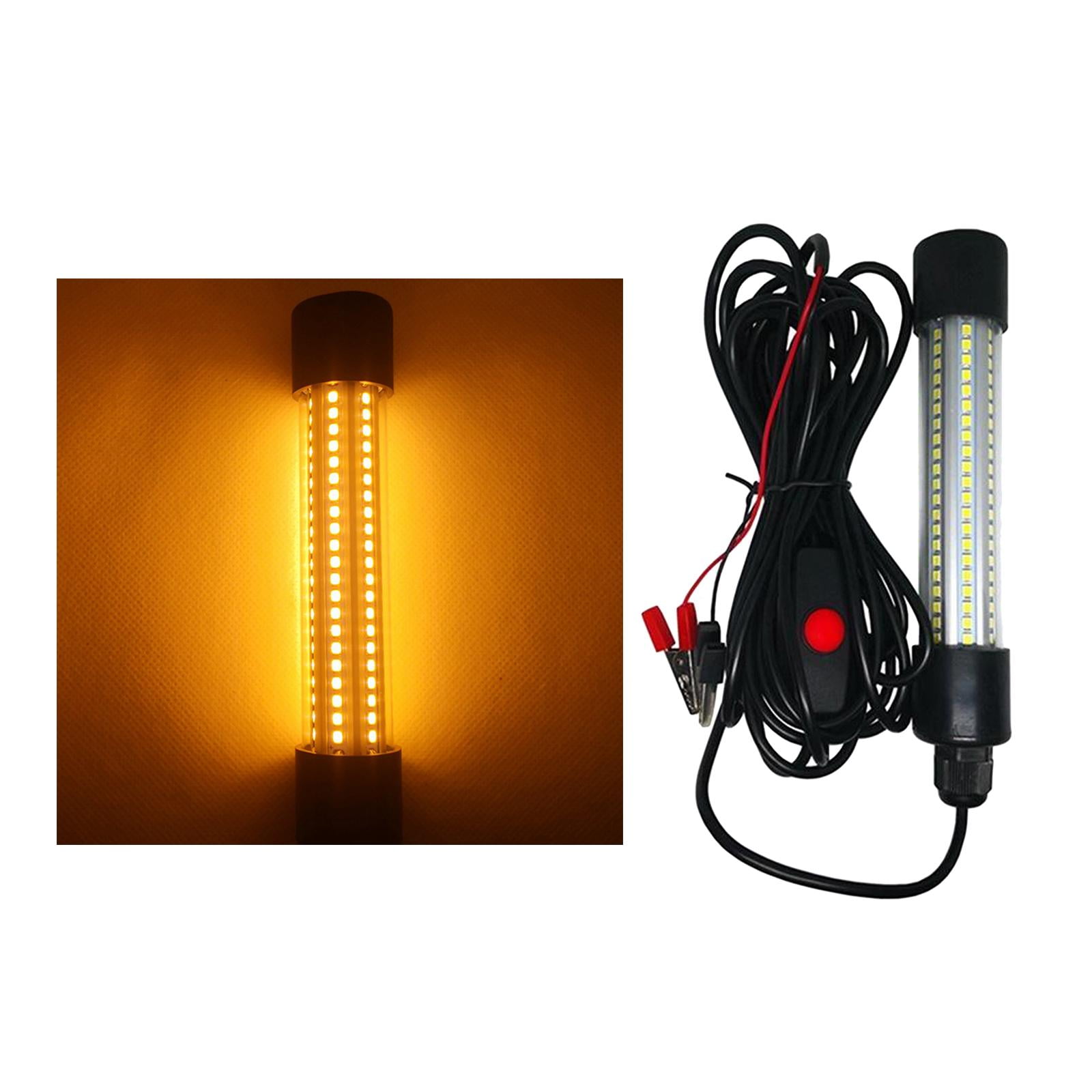 Bright 1900 Lumens 12V Underwater LED Fishing Light Powerful Fish Lamp