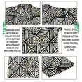 thumbnail image 4 of LA LEELA Men's Front Pocket Hawaiian Vacation Shirts Button Down Summer Beaches Tops Short Sleeve Stylish Hawaii Shirts Men XL Aztec, Black, 4 of 7