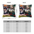 thumbnail image 7 of My Hero Academia Throw Pillow Cover Decoration Pillow Case Cushion for Home Sofa Couch 16"x16", 7 of 7