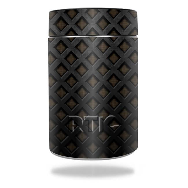 MightySkins RTCAN-Black Wall Skin for RTIC Can 2016 Wrap Cover Sticker ...