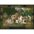 thumbnail image 3 of Pierre Puvis de Chavannes 14x11 Black Modern Framed Museum Art Print Titled - Peace, 3 of 5