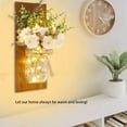 thumbnail image 4 of Lampe Murale avec Télécommande, 2 Pcs Pot en Verre Lampe Murale Rustique Lampe Décorative Apparence Frappante, 4 of 8