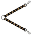 thumbnail image 1 of Buckle-Down Leash Splitter - Celtic Knot Black Burgundy Gold - 1" Wide - 30" Length, 1 of 1