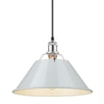 thumbnail image 2 of Orwell 1-Light Pendant in Chrome with Dusky Blue, 2 of 3